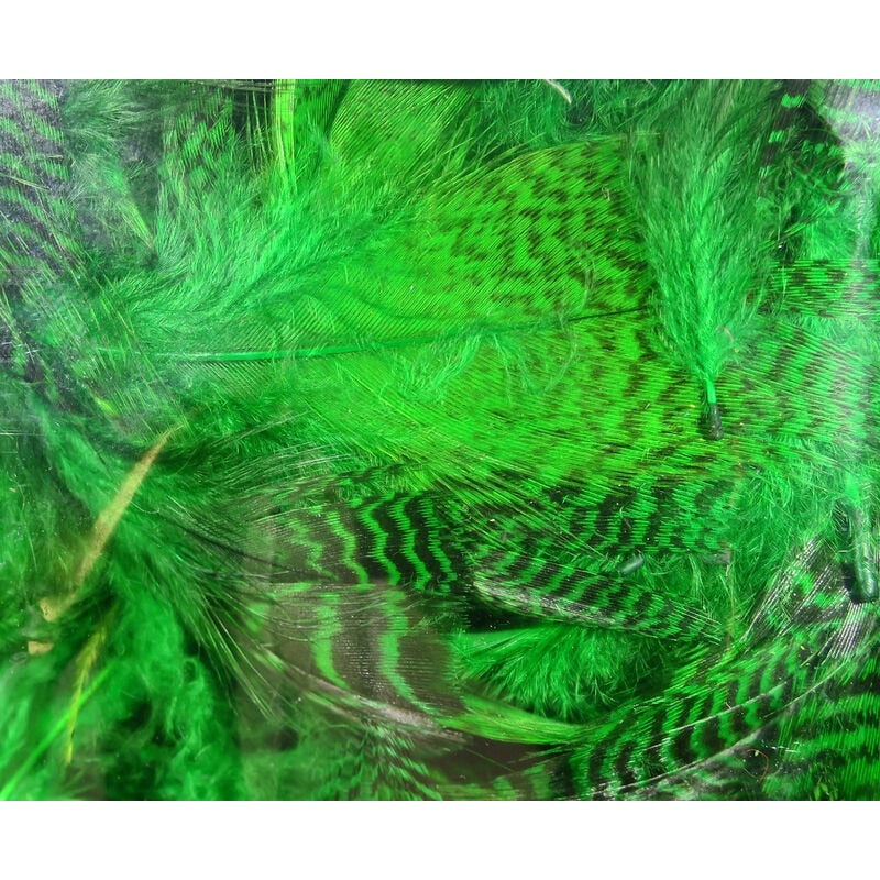 Hareline Teal Flank Feathers|Olive|Woodduck Tan|Green|Natural|Orange|Purple|Claret