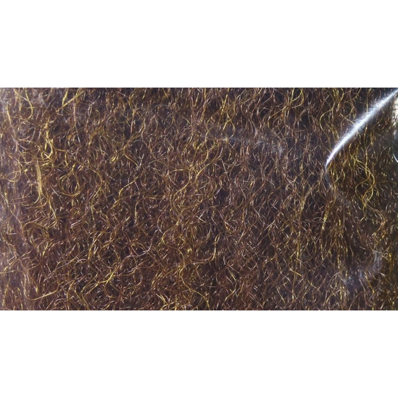 Hareline Strung Fuzzy Fiber|Black|Brown|Chartreuse|Cream|Deep Purple|Grey|Green Olive|Olive|Orange|Red|White|Yellow