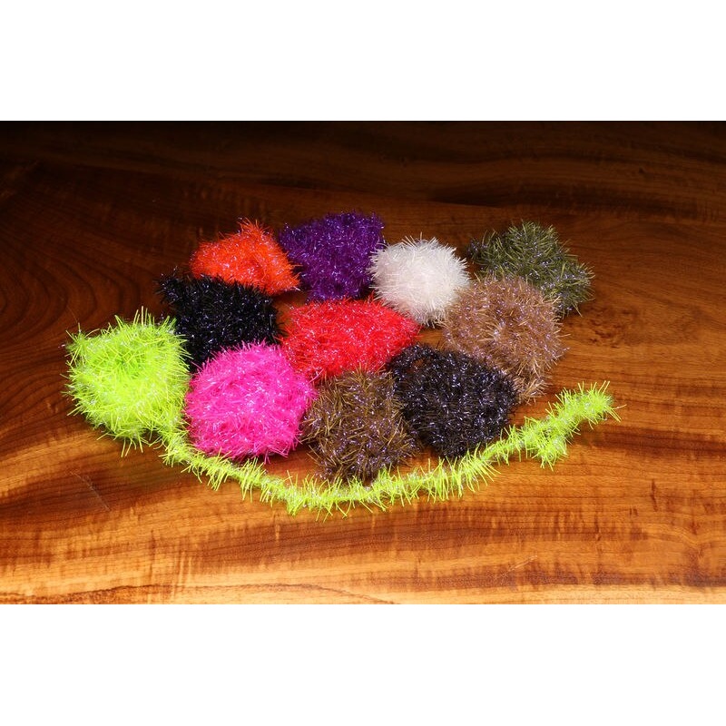 Hareline UV Life Flex Wrap|Black|Brown|Clear|Olive|Olive Brown|Tan