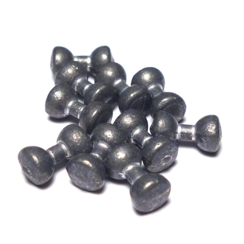 Hareline Lead Dumbbell Eyes|Black|Large|Medium|Micro|Midget|Mini|Small|XL|XS