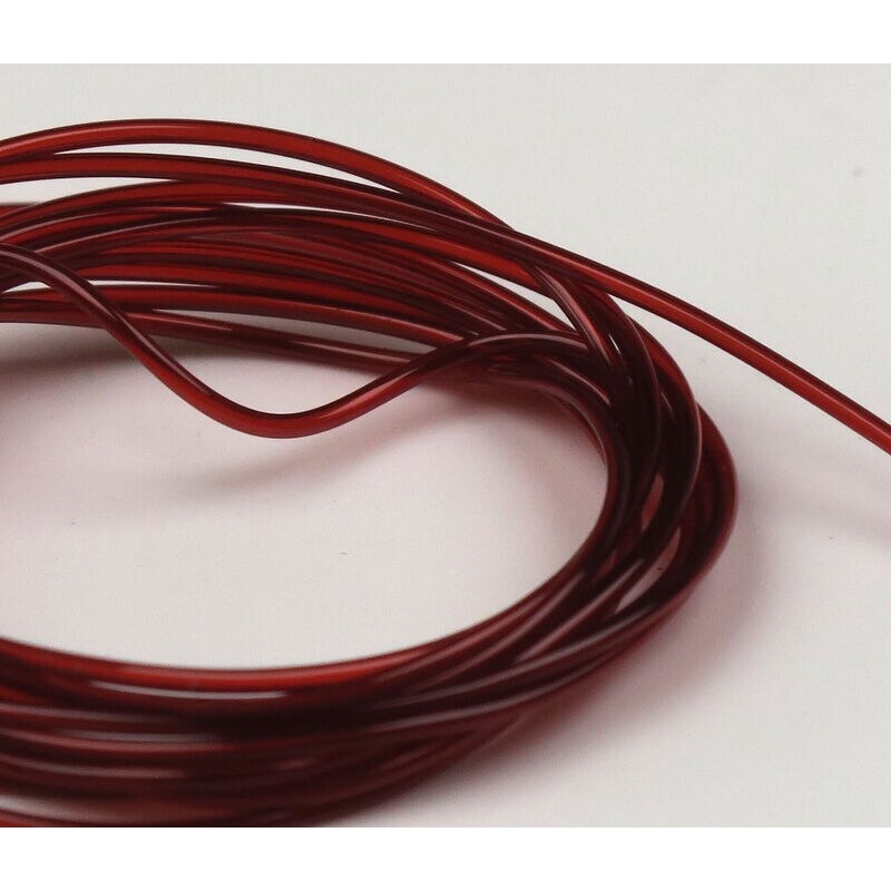 Hareline Standard Tubing|Black|Olive|Purple|Red|Chartreuse|Clear|Dark Golden Stone