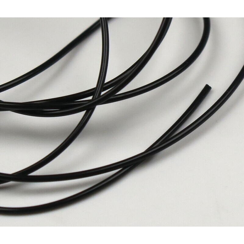 Hareline Standard Tubing|Black|Olive|Purple|Red|Chartreuse|Clear|Dark Golden Stone