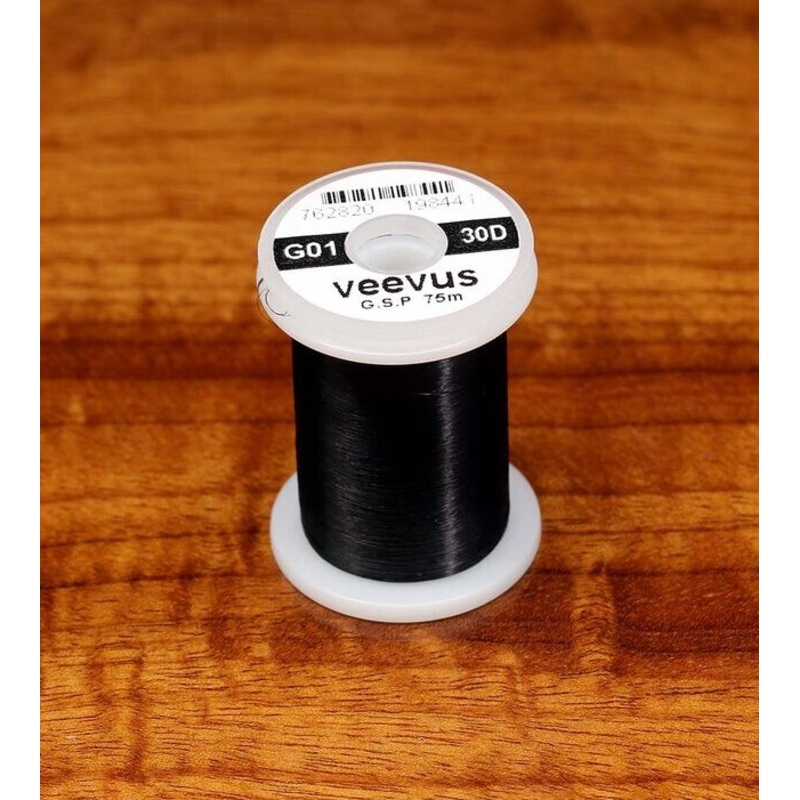 Veevus 30 Denier GSP Thread|Black|White