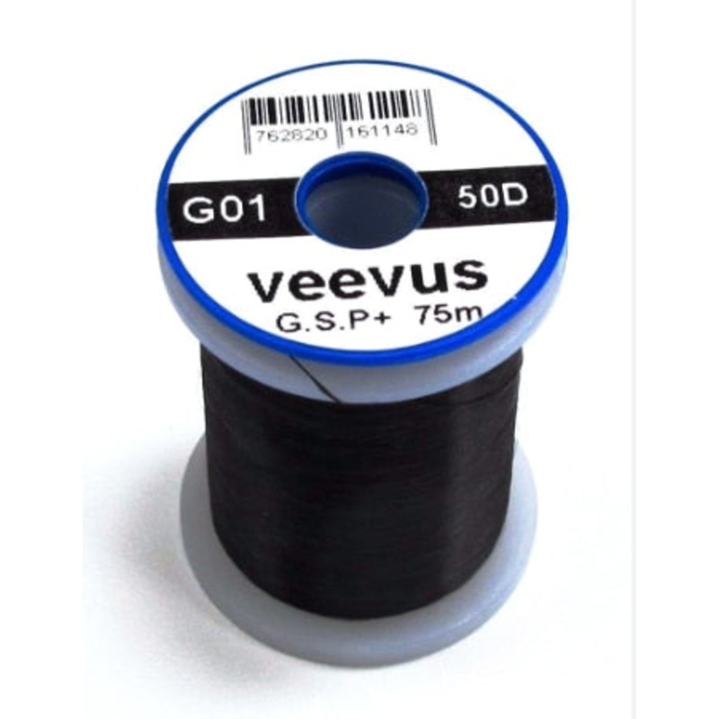 Veevus 50 Denier GSP Thread|Black|White