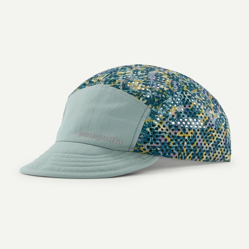 Patagonia Duckbill Cap|River Rock Green|Wild Botanist Wetland Blue