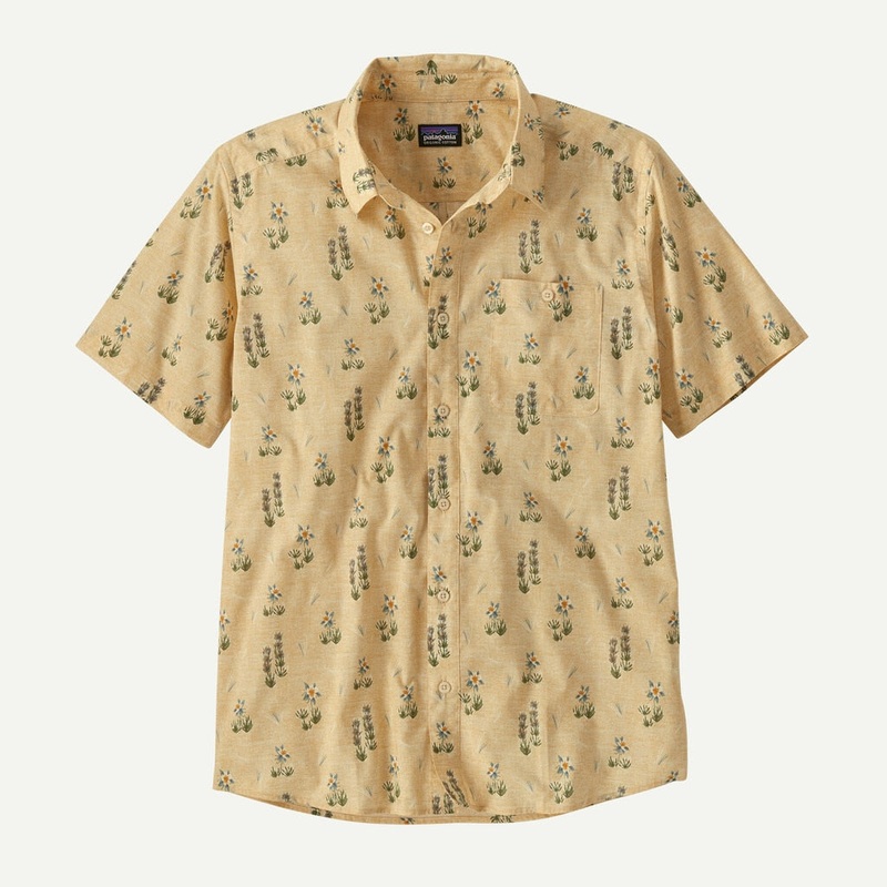Patagonia Men’s Go-To Shirt|Kaleidoscope Still Blue|Lupine Trail Beeswax Tan|Large|Medium|XL|XXL