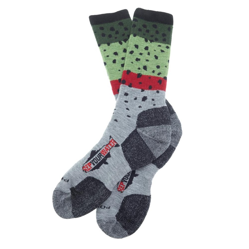Rep Your Water Rainbow Trout Skin Socks
