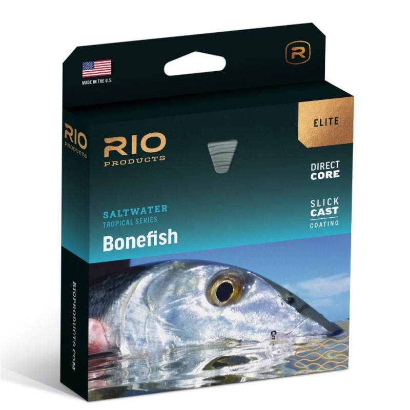 Rio Elite Bonefish Fly Line|Sand-Orange-Blue|Yellow-Black-Aqua|WF6F|WF7F|WF8F|WF9F