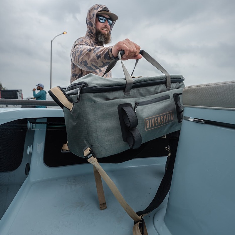 Riversmith Convoy Duffel|Gray Cadmium|Shadow Kelp|45L