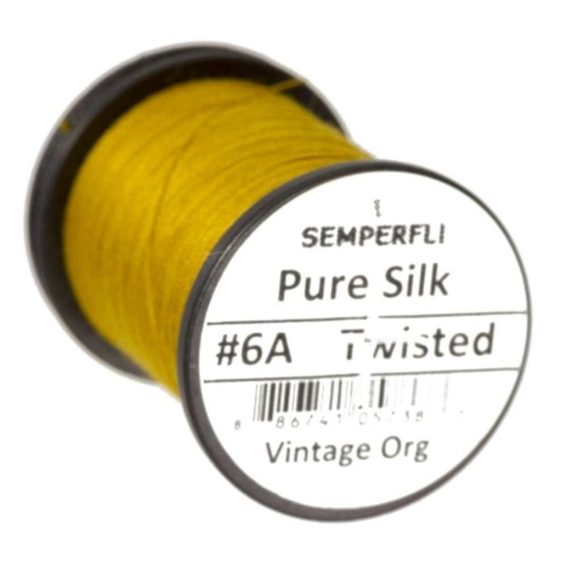 Semperfli Pure Silk|Danica Primrose|Pale Olive|Vintage Orange
