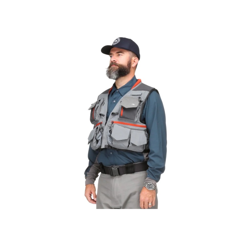 Simms Guide Vest|Steel|Medium|Large|XL|XXL