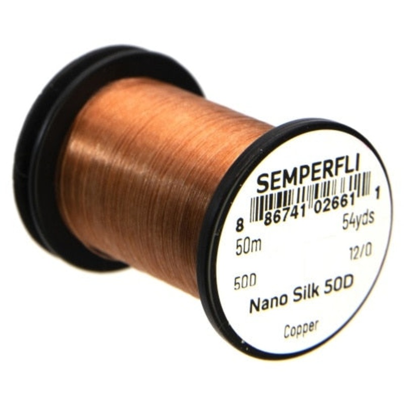 Semperfli Nano Silk 50D 12/0|Copper|Olive|Pink|Yellow
