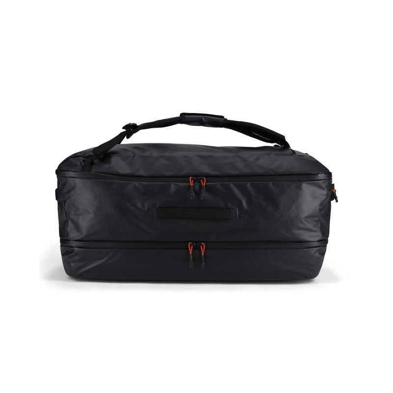 Simms Tailwind 80L Duffel|Black|Simms Orange