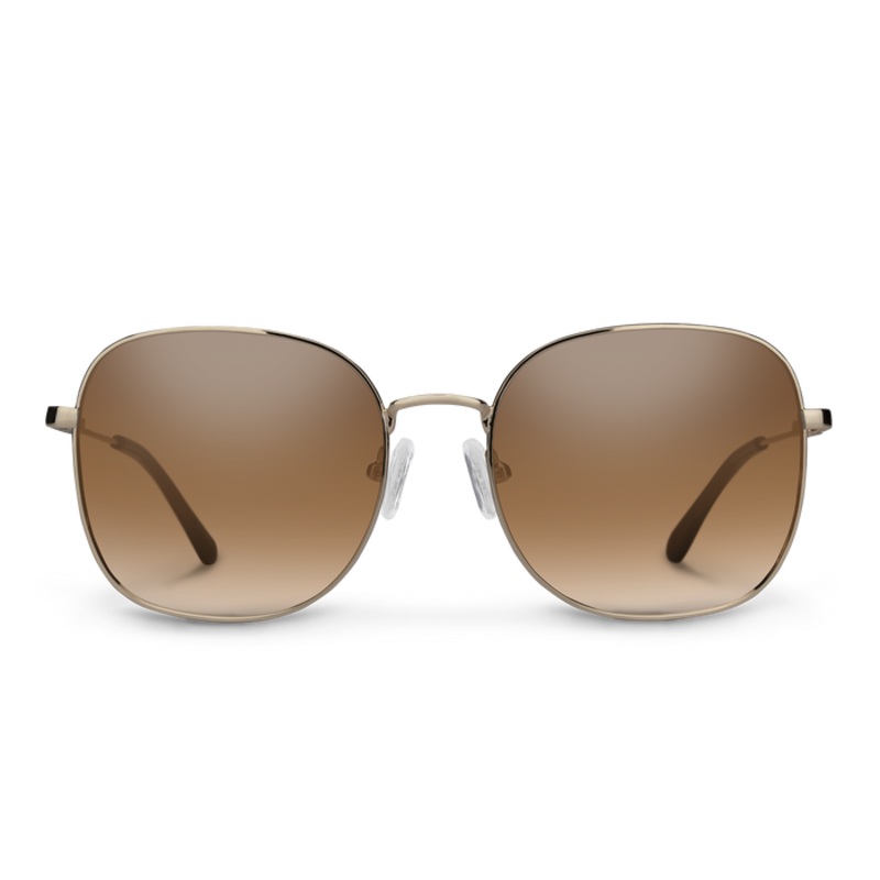 Suncloud Beverly Sunglasses – Gold | Polarized Brown Gradient Lens