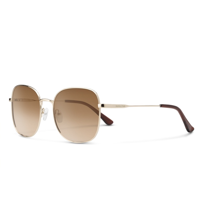 Suncloud Beverly Sunglasses – Gold | Polarized Brown Gradient Lens