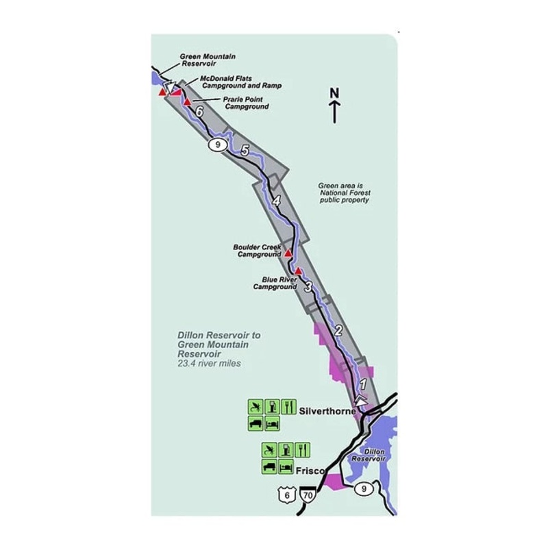 Troutmap River Maps Colorado – Blue River