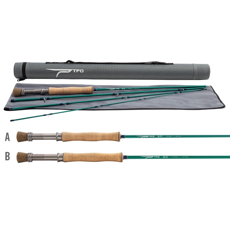 TFO Blitz Fly Rods|10WT|11WT|6WT With Fighting Butt|7WT|8WT|9WT|9ft