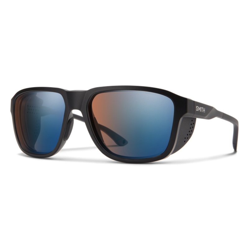 Smith Embark Sunglasses – Matte Black Frame / ChromaPop Glacier Photochromic Copper Blue Mirror Lens