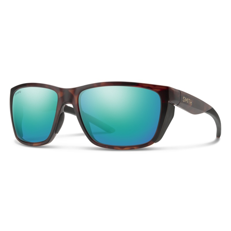 Smith Longfin Sunglasses – Matte Tortoise/ChromaPop Polarized Opal Mirror Lens