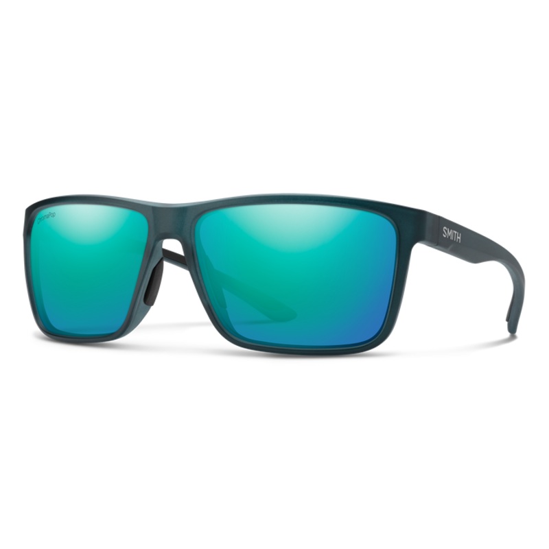 Smith Riptide Sunglasses – Matte Pacific Crystal/ChromaPop Glass Polarized Opal Mirror Lens