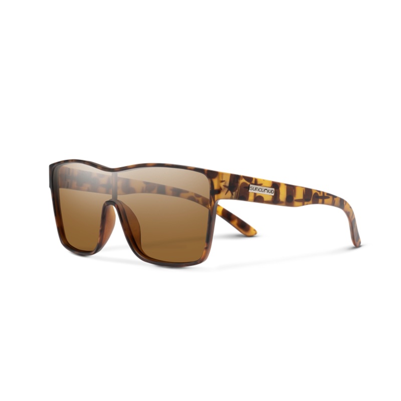 Suncloud Biff Sunglasses – Matte Tortoise Frame Polarized Brown Lens