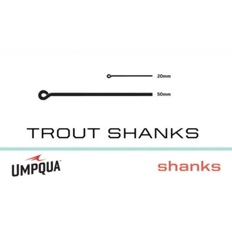 Umpqua Trout Shanks|20mm|50mm