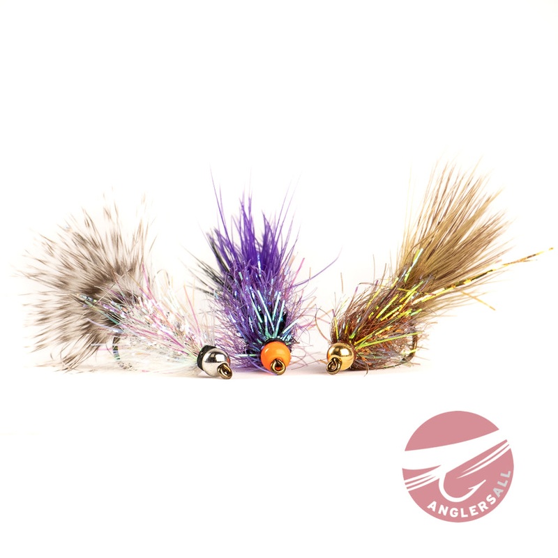 Pops Bugger – Umpqua Fly|Purple|Pearl|Size 10|Size 8