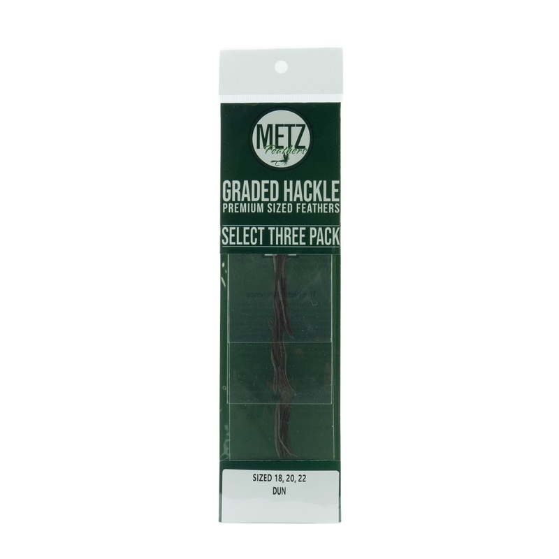 Metz Feathers Hackle Select 3pk