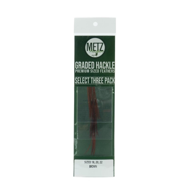 Metz Feathers Hackle Select 3pk