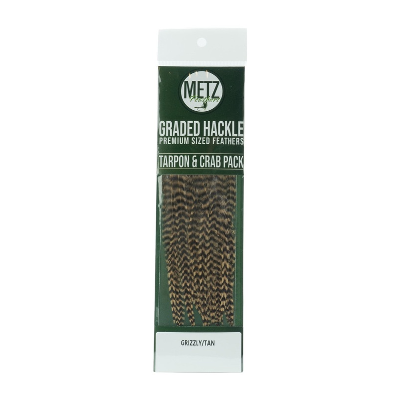 Metz Feathers Hackle Tarpon/Crab Pack