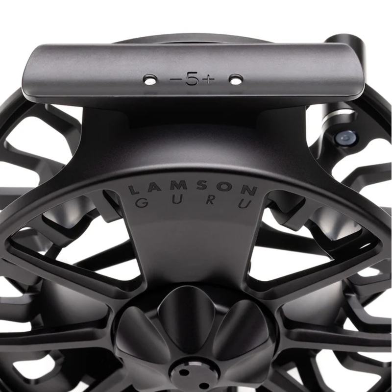 Lamson Guru S Series Fly Reel|Blackout|OG|Size 3|Size 5|Size 7