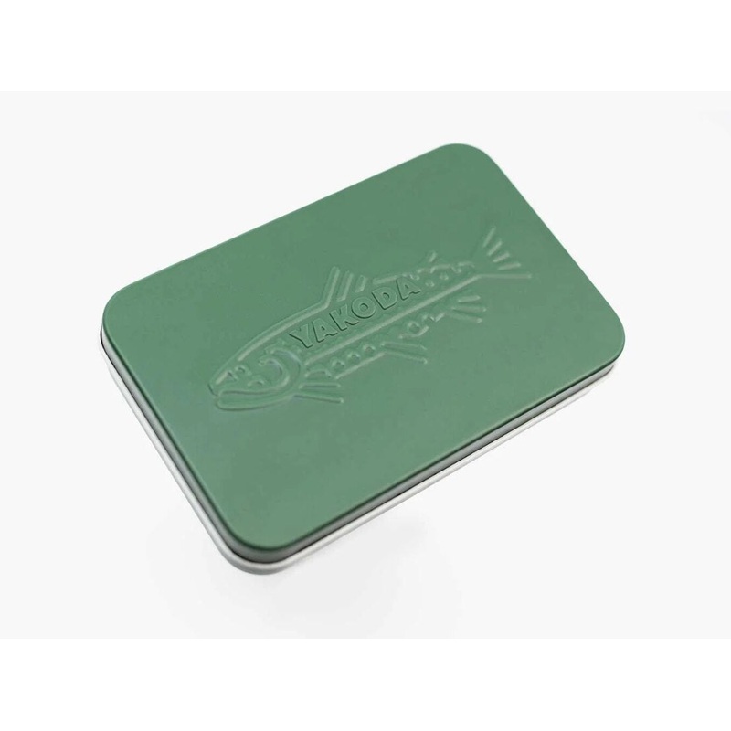 Yakoda Supply Slim Tin – Olive / White