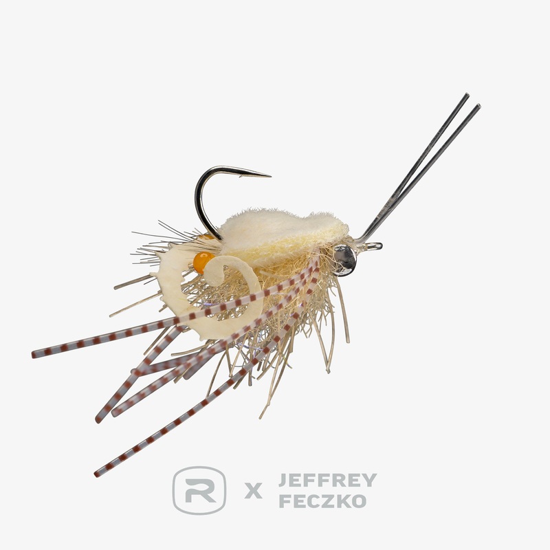 Feczko Cheeseburger – Rio Fly|Cream|Tan|Size 1/0