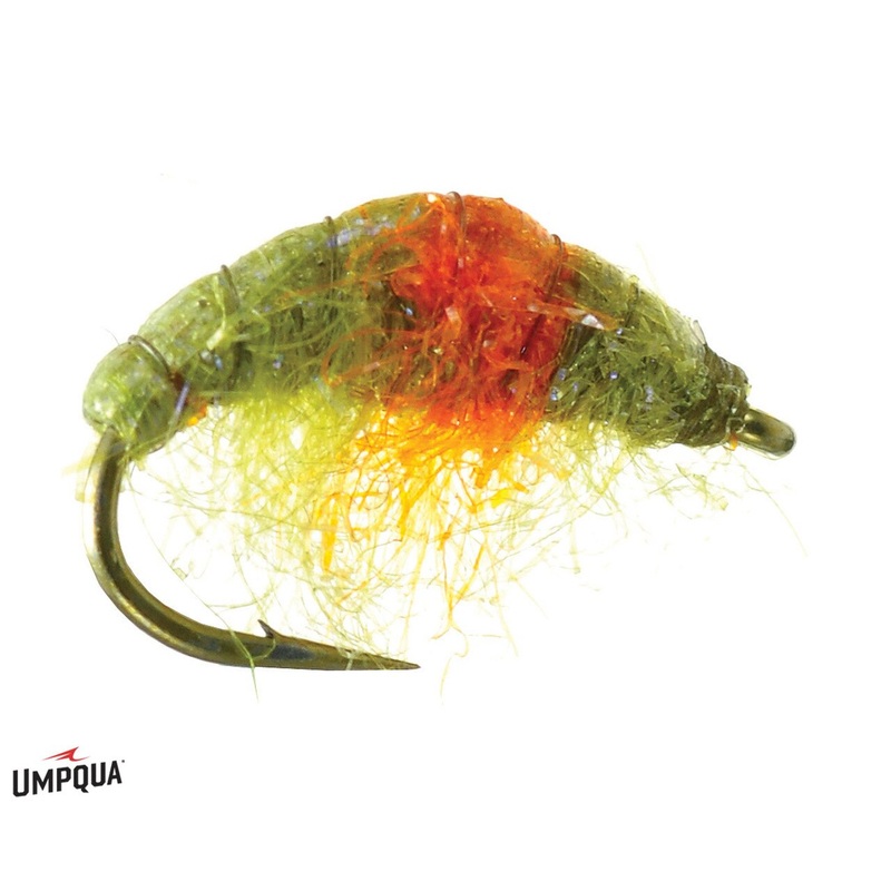 Hunchback Scud – Umpqua Fly|Olive-Orange|Size 14|Size 16