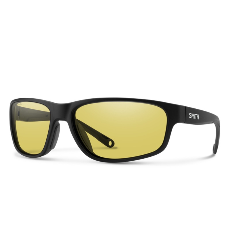 Smith Redding 2 Sunglasses – Matte Black + ChromaPop Glass Polarized Low Light Yellow Lens