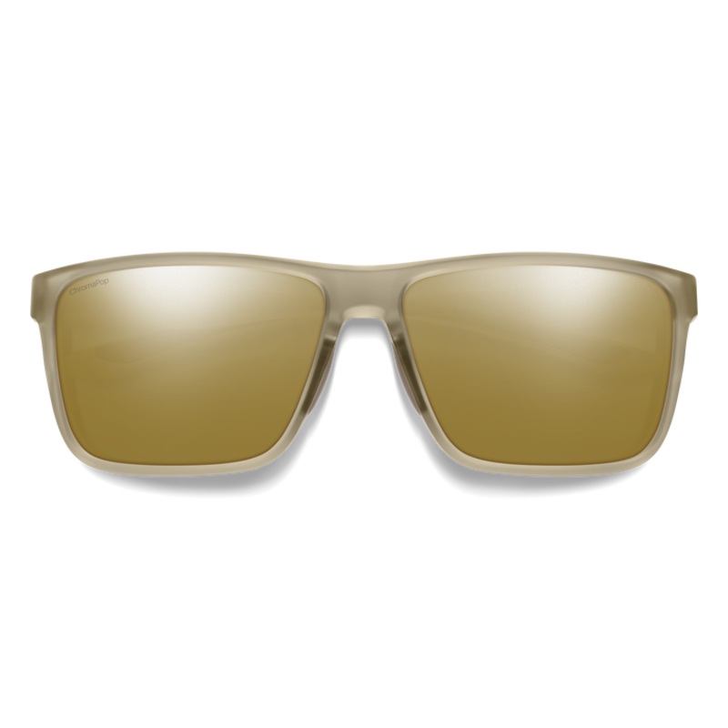 Smith Riptide Sunglasses – Matte Summit Crystal + ChromaPop Glass Polarized Bronze Mirror Lens