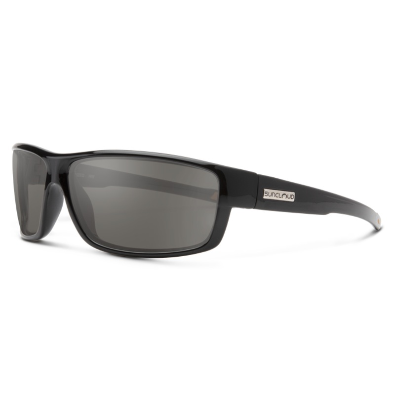 Suncloud Voucher Sunglasses – Black + Polarized Gray Lens