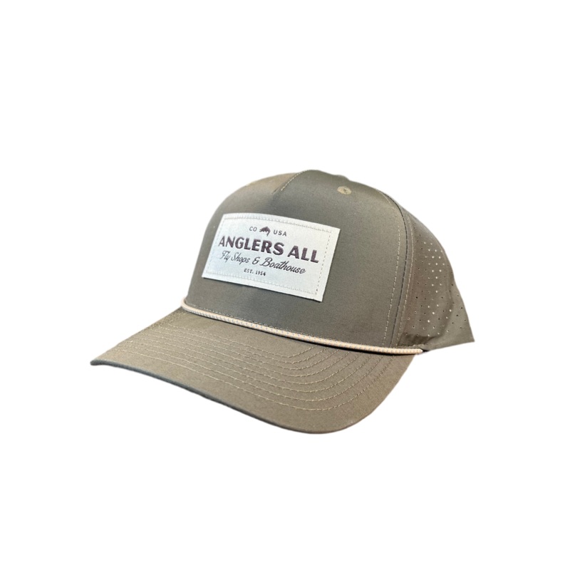 Anglers All Dark Loden Rope Mesh Trucker Hat