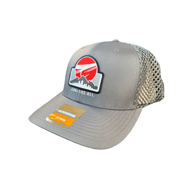 Anglers All Skyline Tilikum Mesh Trucker Hat – Charcoal