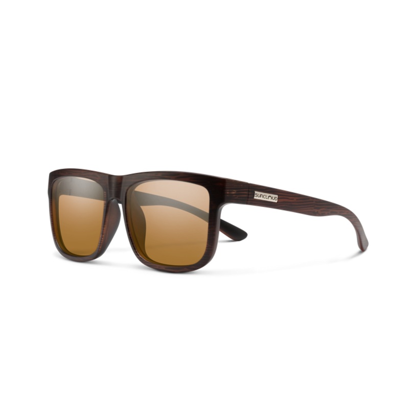 Suncloud Quiver Sunglasses – Matte Burnished Brown Frame | Polarized Brown