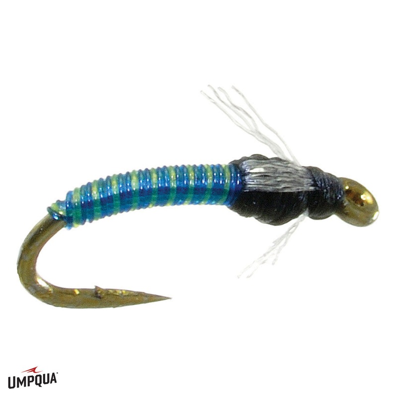 Jujubee Midge – Umpqua Fly|Brown|Red|Olive|Blue|Size 18|Size 20|Size 22