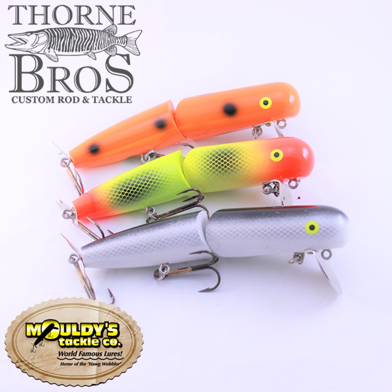 Mouldy’s Lil’ Hawg Wobbler|Black|Firetiger|Perch|Shad|Orange Black Dots