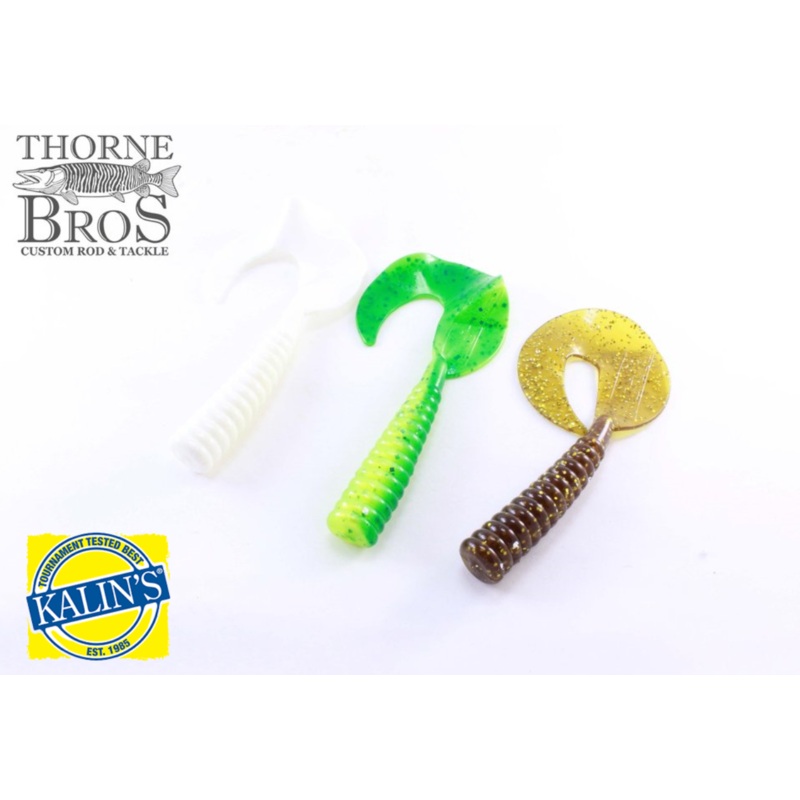 Kalin Octogambo 8 Grub|Black|Glow|Chartreuse Hologram|Rootbeer Flake|White|Gold/Gold Flake