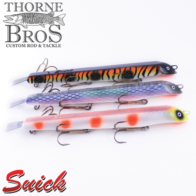 Suick Thriller HI 10|Ragin’ Perch|Baitfish|Orange/Black Dot|Baby Duck|Wild Sucker|Chartreuse Bandit|Firetiger|Perch|Walleye|Flat Black|Lemonhead|Electric Crappie|Orange Sherbert|Tiger Shad