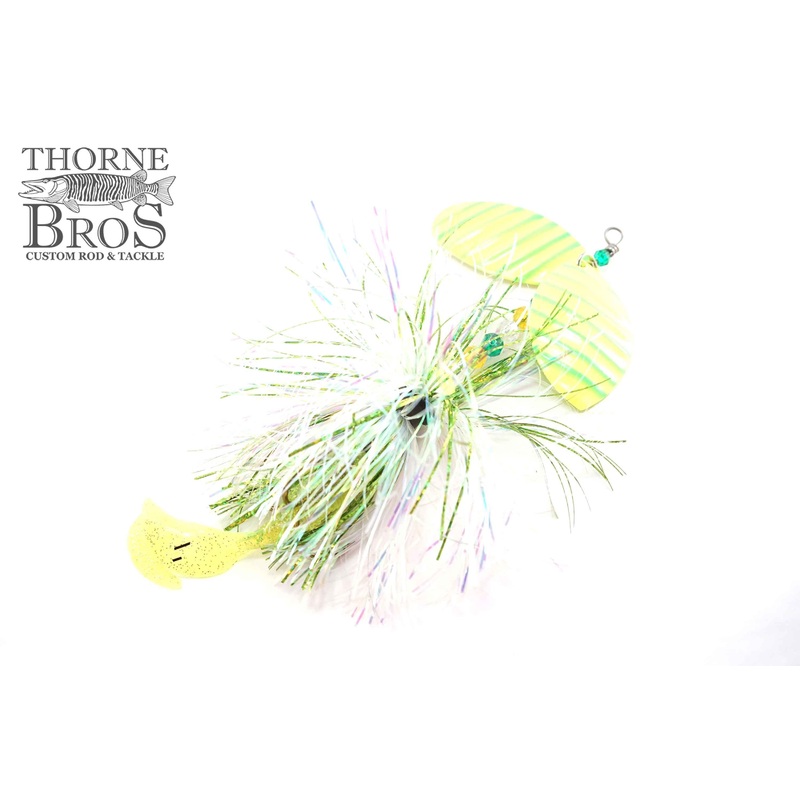 Musky Safari Hyper Hypnotizer|Black/Red|Black/Chart|Black/Orange|Black/Gold|Black/Silver|Black/Green|White Pearl/Chart|Blue/Silver|Walleye|Firetiger