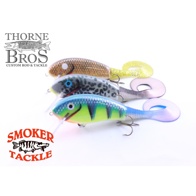 Smoker Squirrely 5.5 SS|Firetiger|True Gill|Perch|Sucker|Crappie|Fluorescent Bluegill|Shad|Walleye|Whitefish