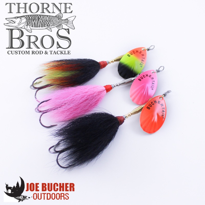 Bucher #5 Buchertail|Black/Nickel|Black/Orange|Natural/Nickel|Sunset|Chartreuse Black Flame|Firetiger|Pink/Pink|Grape Flame