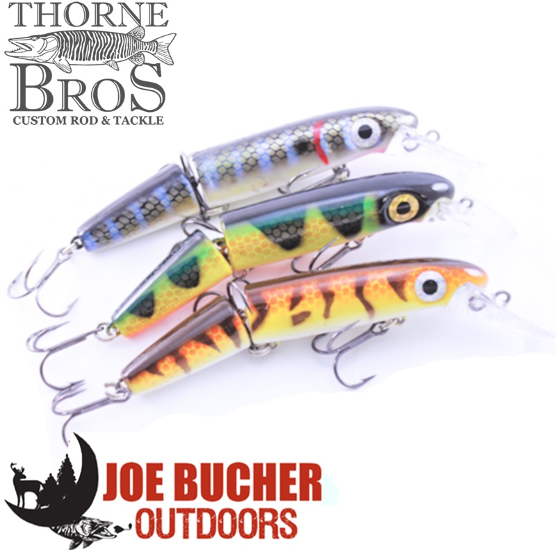 Bucher Depth Raider Jointed 6|Black Perch|Chartreuse Pikey|Cisco Shad|Firetiger|Miller Perch|Night Shiner|Perch|Shimmer Shad|Tennessee Shad|Purple Tiger|Crackerjack
