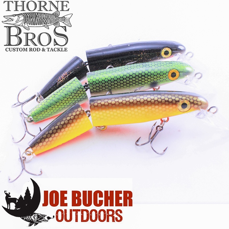 Bucher Depth Raider Jointed 8|Black Perch|Chartreuse Pikey|Cisco Shad|Crappie|Firetiger|Miller Perch|Natural Perch|Night Shiner|Shimmer Shad|Sucker|Tennessee Shad|Blue Back Shad|Cracker Jack|Purple Tiger|White Belly Perch