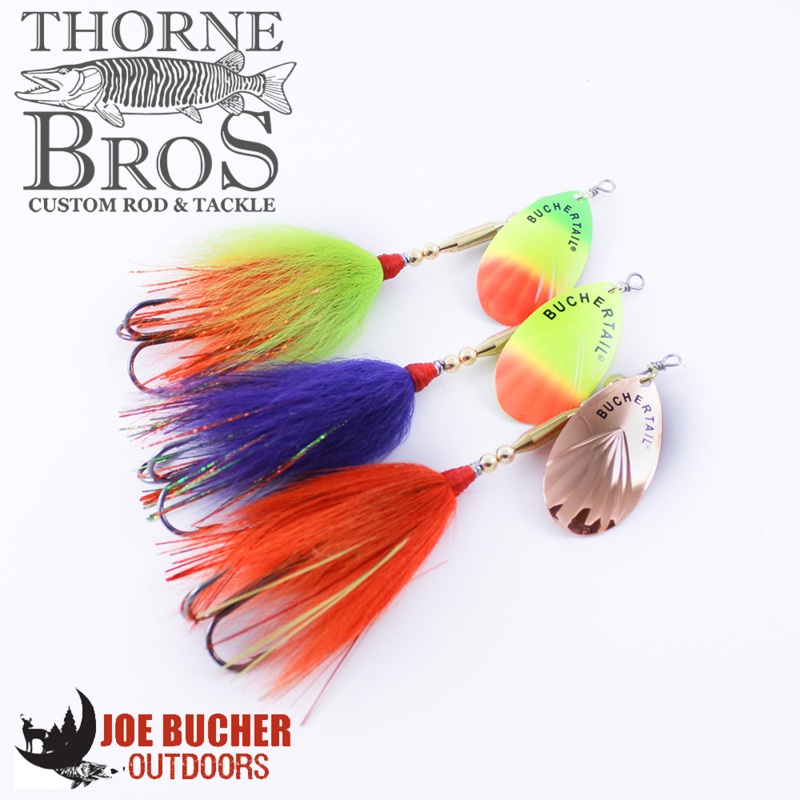Bucher Tinsel Buck #7|Chartreuse/Black/Flame|Grape/Flame|Black/Red/Nickel|Firetiger|Elvis|Goldilocks|Black/Orange|Black/Nickel|Pink/Pink